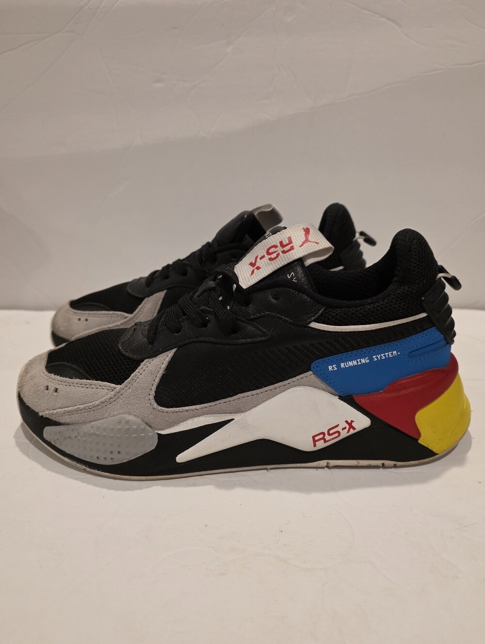 Puma RS-X Men’s Black/Gray Multicolor Running Sneakers